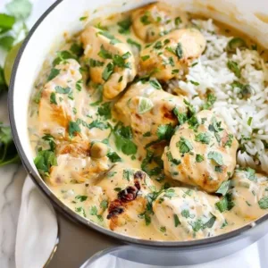 Delicious Coconut Lime Chicken with vibrant lime and coconut sauce