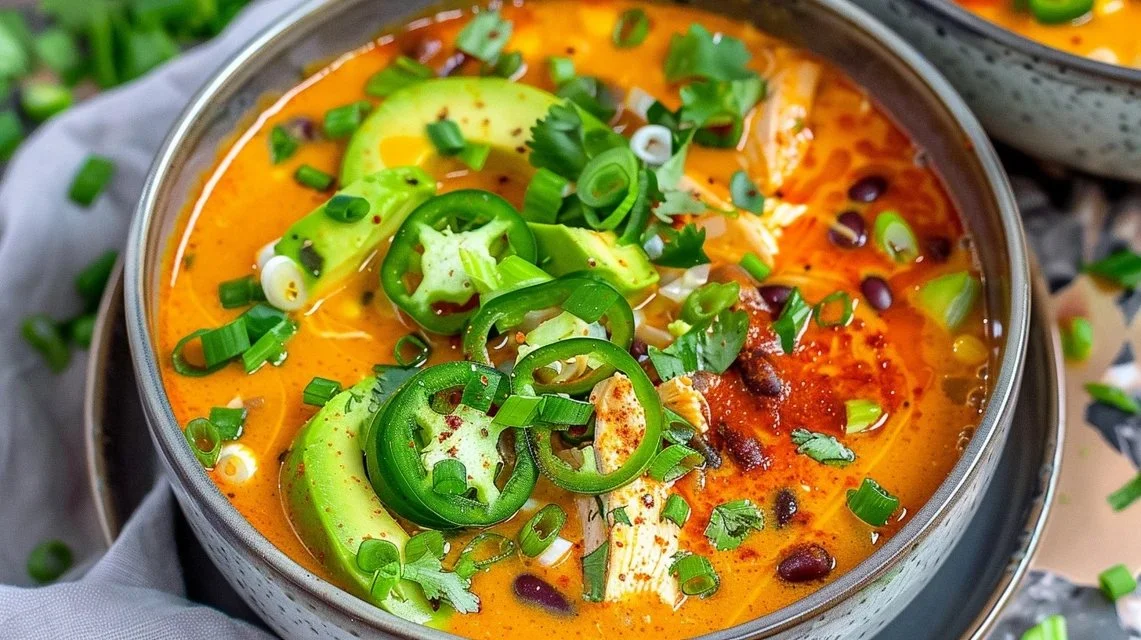 Creamy Chicken Enchilada Soup