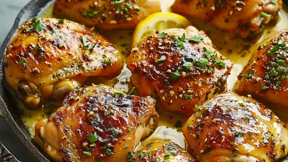 Bobby Flay’s Delicious Chicken Thighs with Creamy Garlic Magic