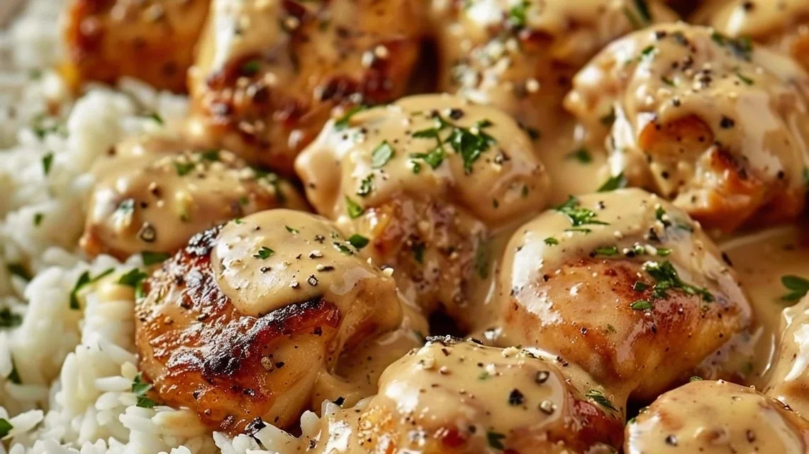 Creamy Smothered Chicken and Rice for Ultimate Comfort Food