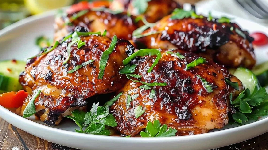 Crispy Baked Bone-In Chicken Thighs