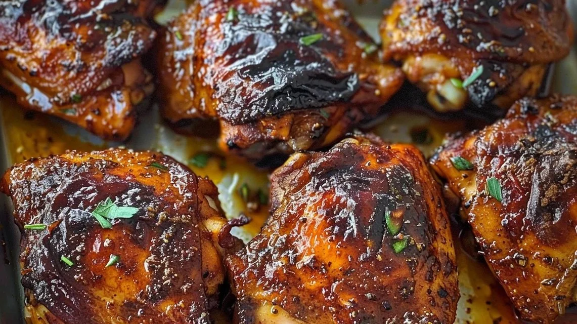 Crispy Baked Bone-In Chicken Thighs