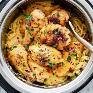 Delicious Crock Pot Angel Chicken recipe prepared in a slow cooker