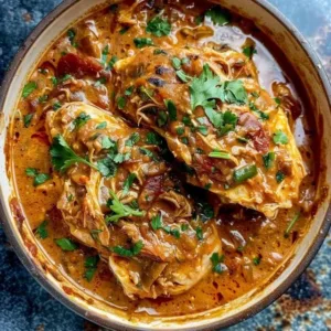 Crock Pot Marry Me Chicken dish garnished with herbs and served in a bowl
