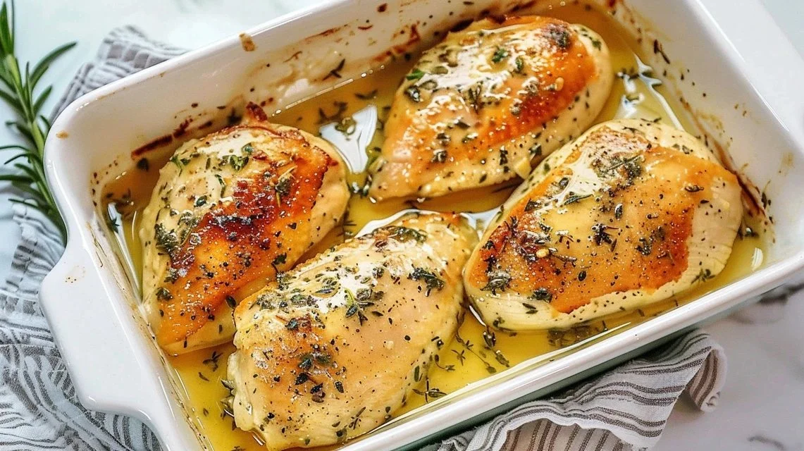 Garlic Butter Baked Chicken Breast Recipe