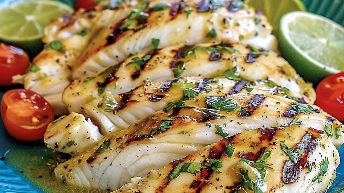 Grilled Salsa Verde Pepper Jack Chicken