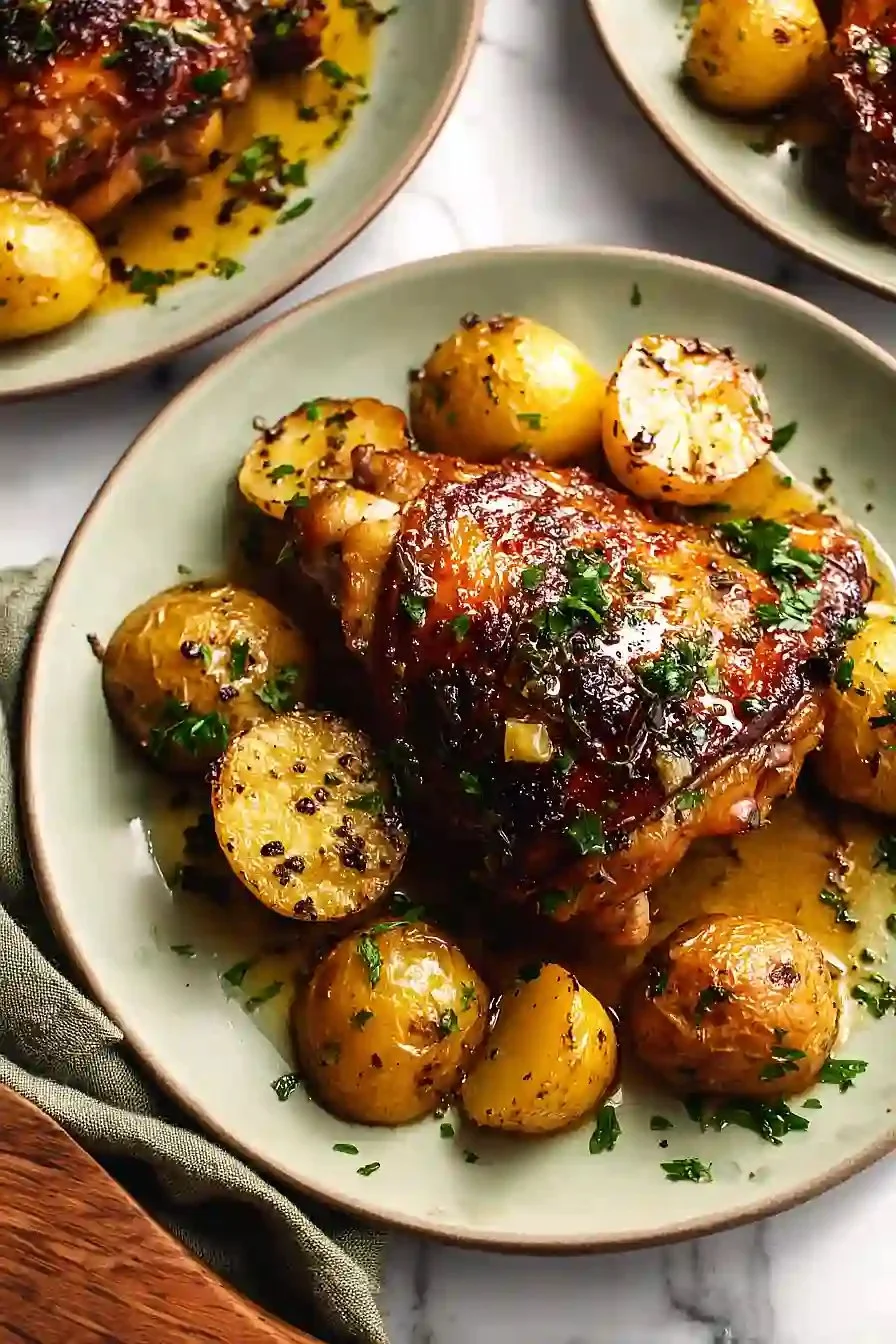Paprika Chicken Thighs with Potatoes