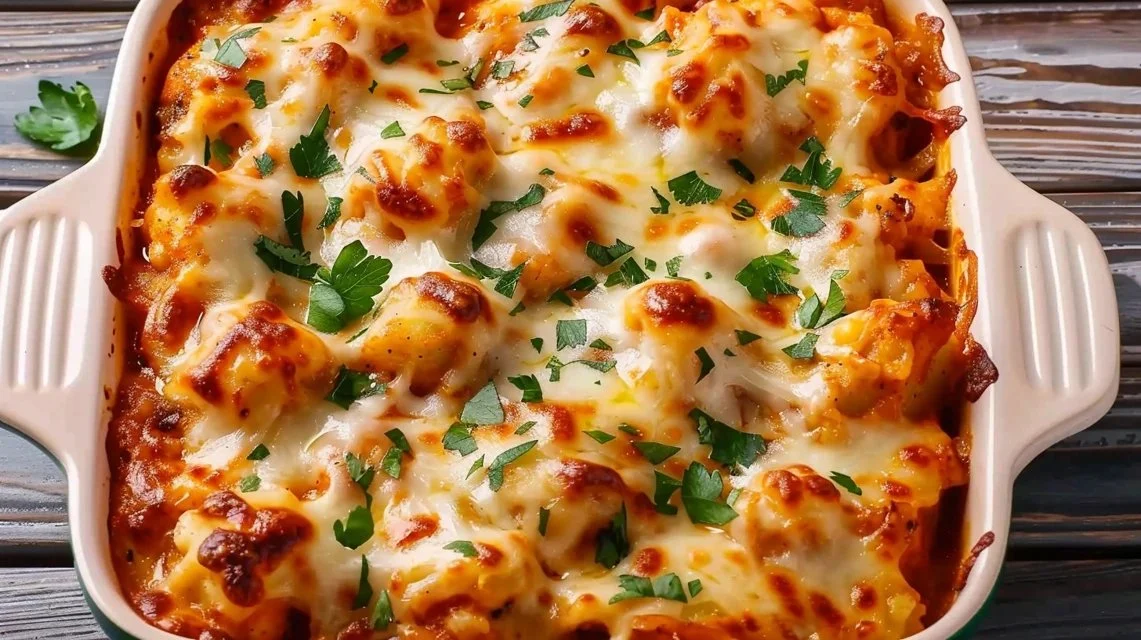 Power-Packed High Protein Cheesy Chicken & Potatoes