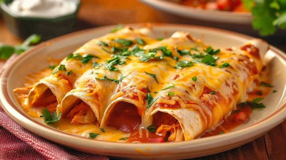 Quick and Easy Chicken Enchiladas