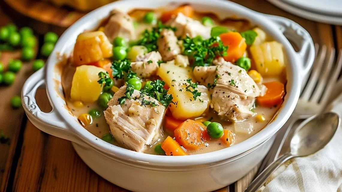 Slow Cooker Chicken Pot Pie