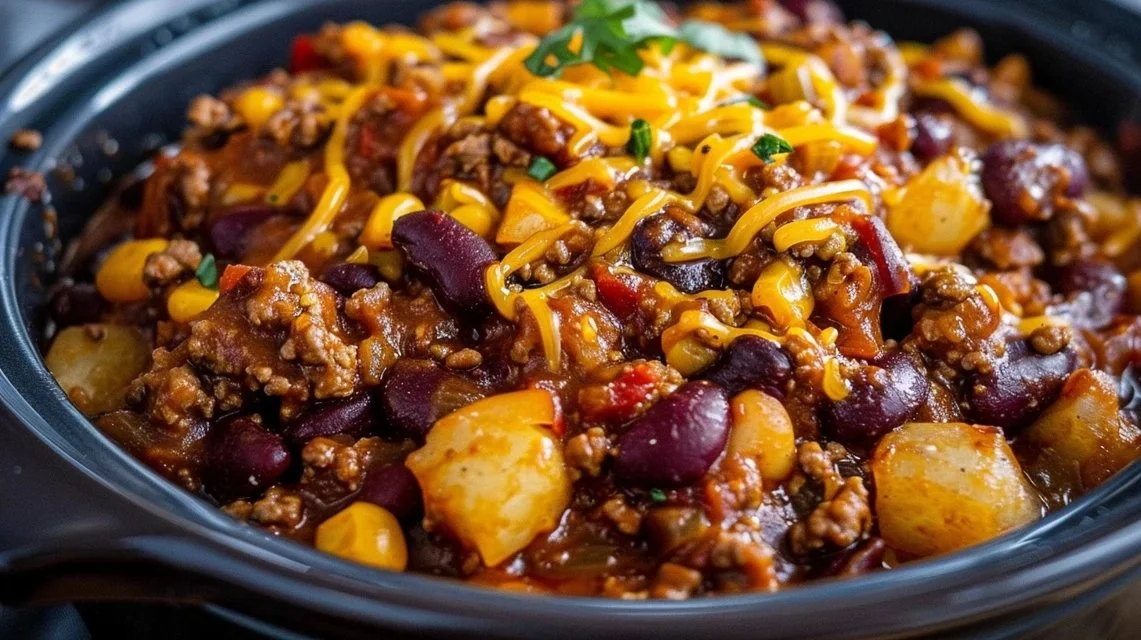 Slow Cooker Cowboy Casserole