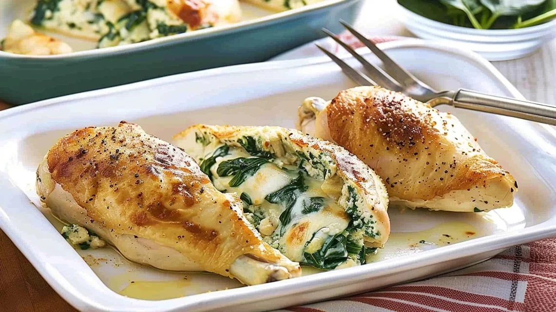 Spinach Stuffed Chicken