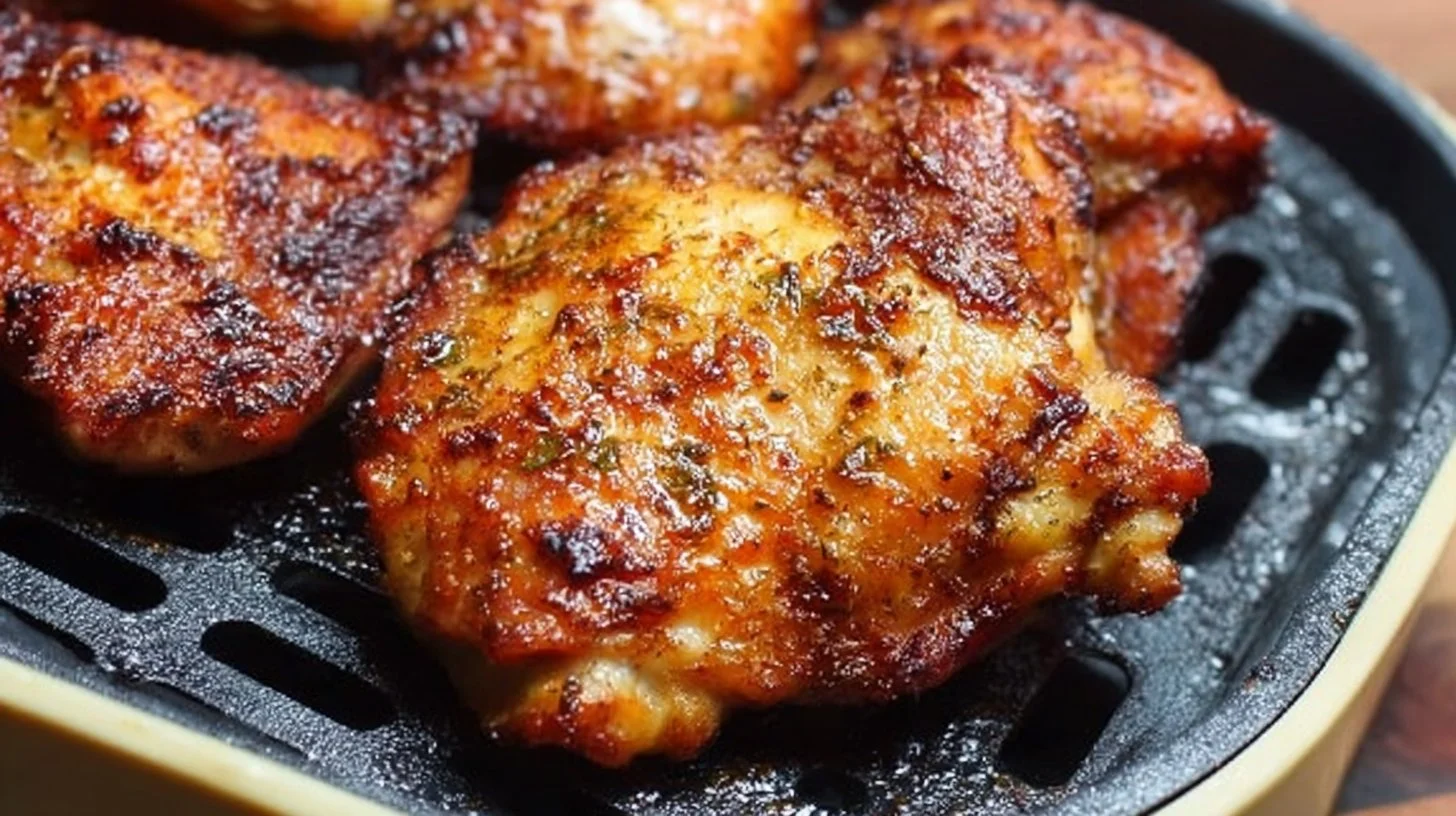 Crispy Air Fryer Skinless Chicken Thighs for a Quick Weeknight Dinner