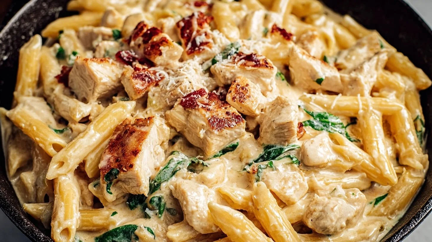 Best Creamy Chicken Alfredo Pasta