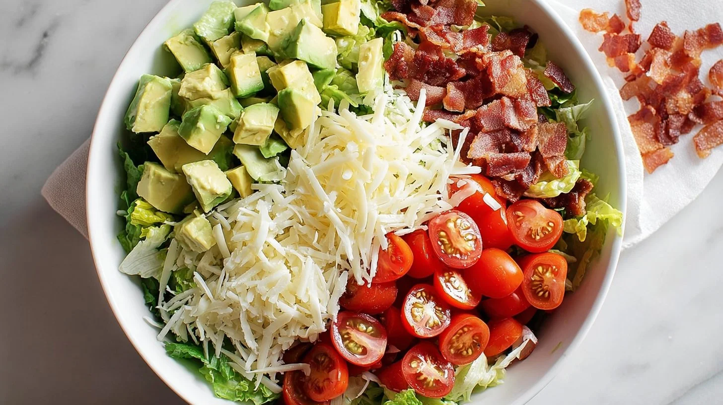 BLT Salad with Creamy Ranch Dressing