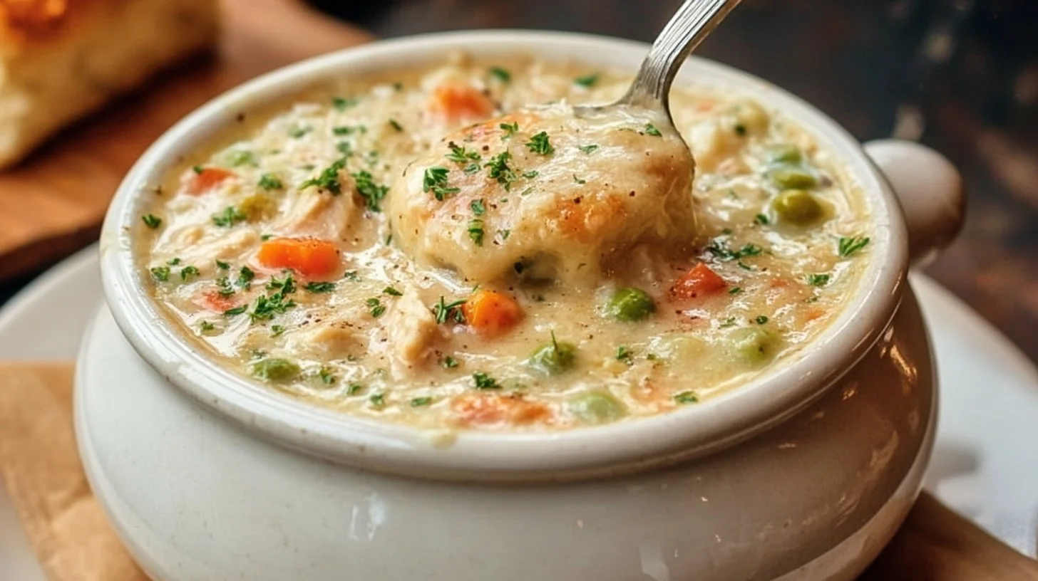 The Creamiest Homemade Chicken Pot Pie Soup That Warms Your Soul