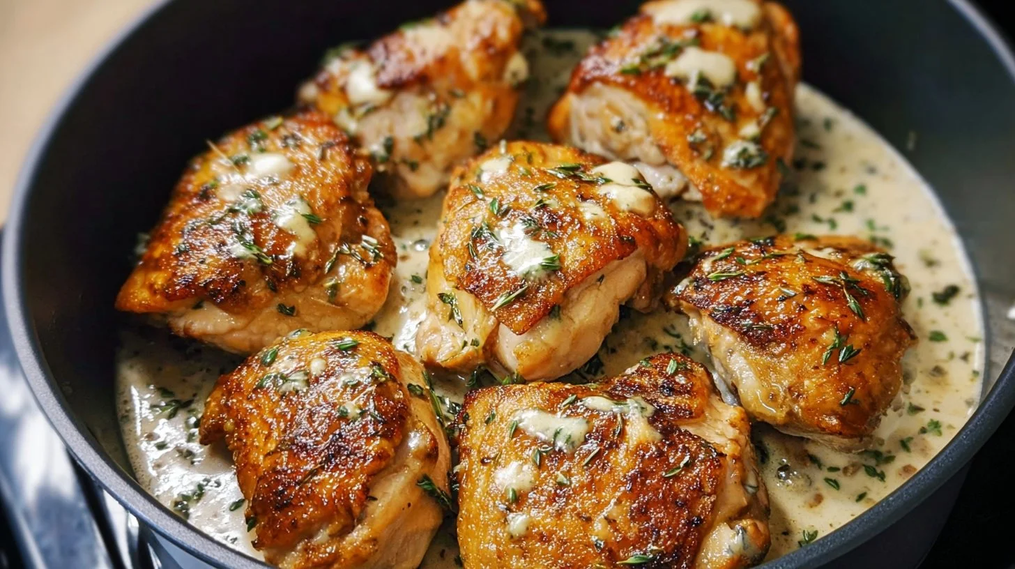 Crispy Air Fryer Boneless Skinless Chicken Thighs