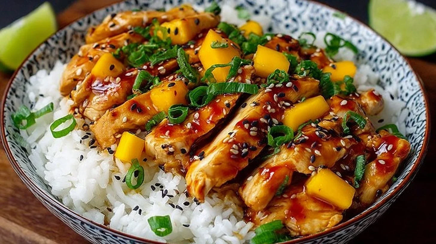Easy Asian Mango Chicken Recipe