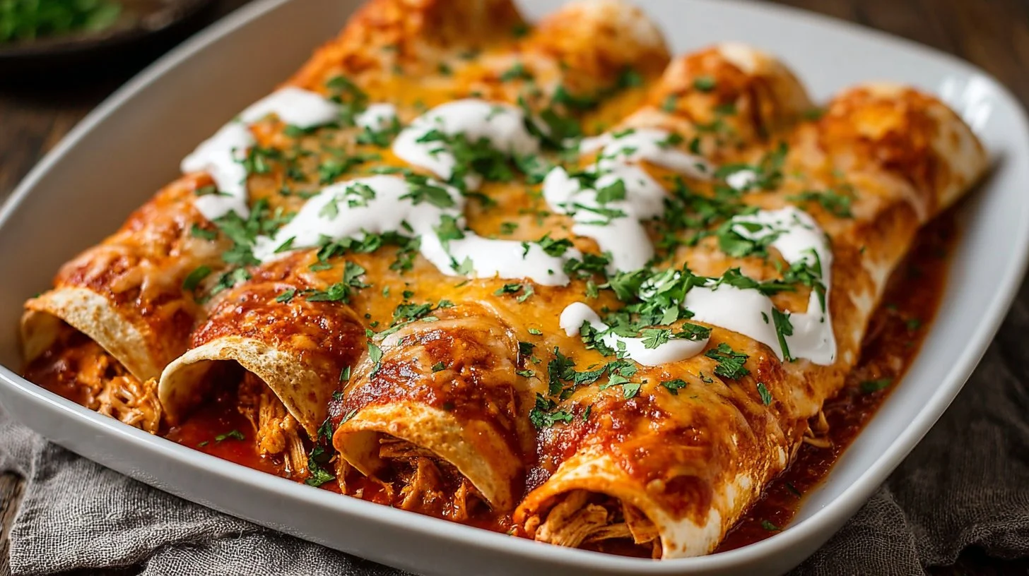 Easy Chicken Enchiladas