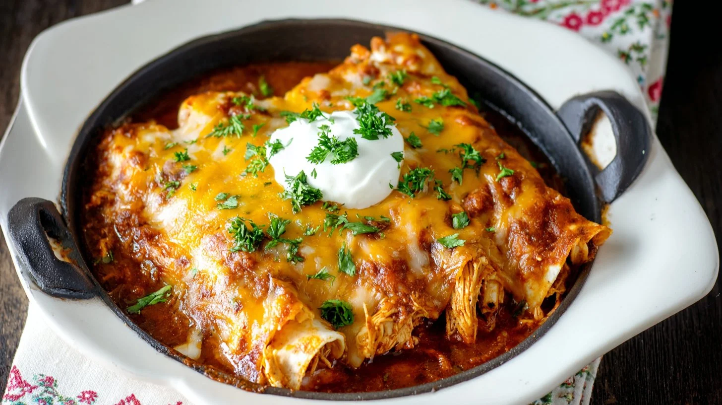 Easy Chicken Enchiladas