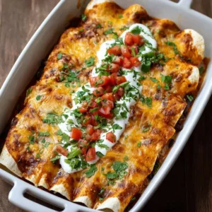 Plate of easy Chicken Enchiladas served for family dinner
