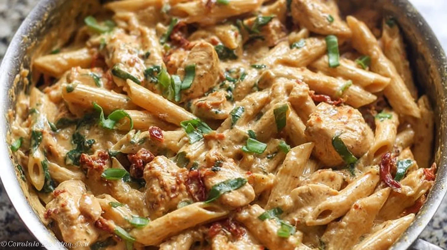 Creamy Tuscan Chicken Pasta – Easy One Pot Comfort Food Dinner