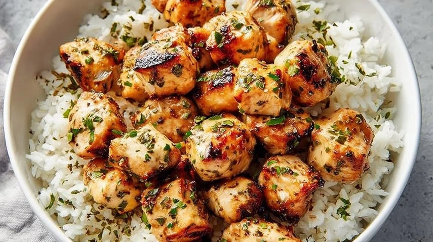 Easy Garlic Butter Chicken Bites