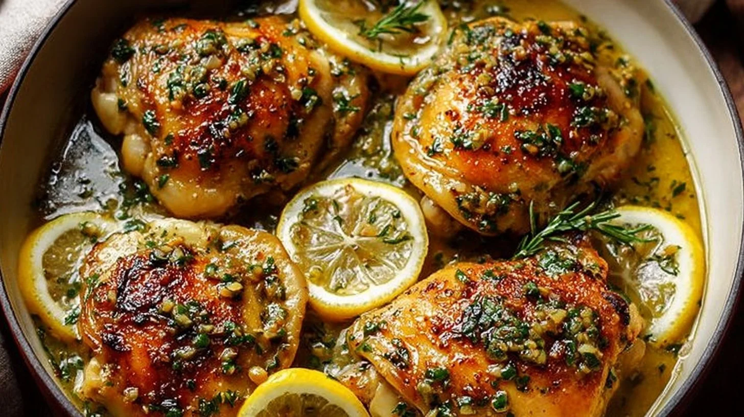 Easy Lemon Garlic Chicken Crockpot