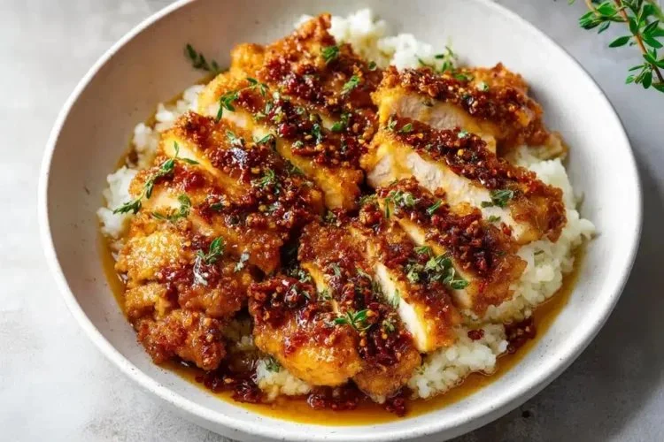 Garlic Butter Chicken with Zucchini and Corn