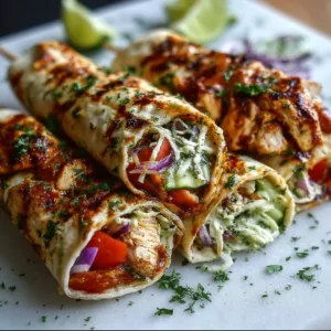 Delicious Greek marinated chicken kabobs ready for grilling