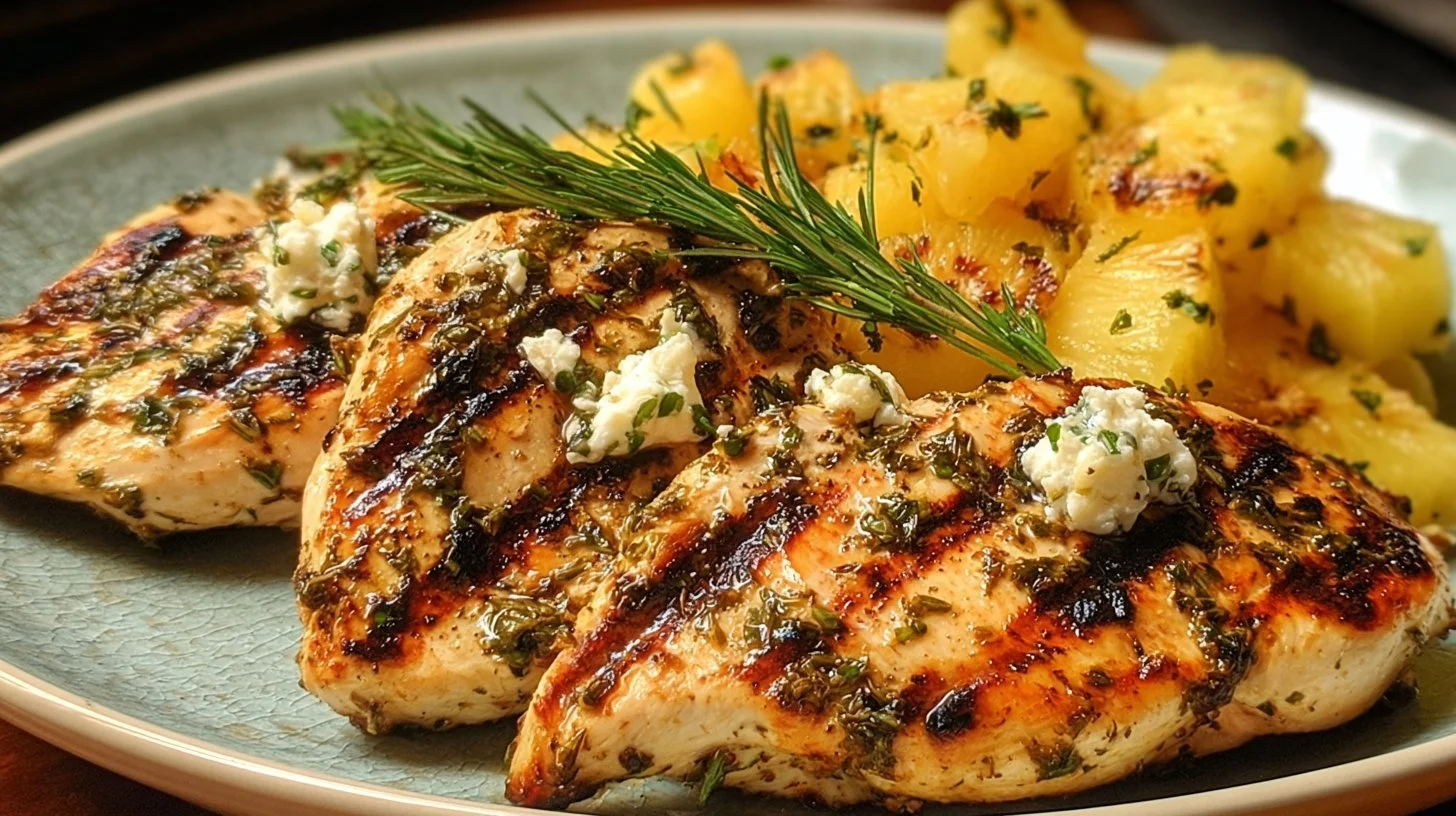 Tender Grilled Pineapple Chicken with Tropical Flavor