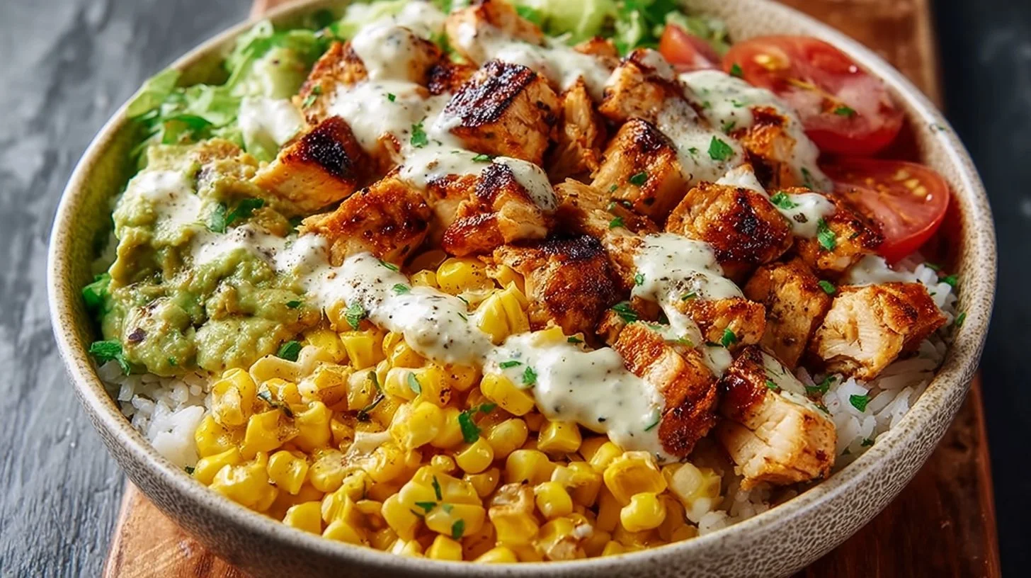Healthy Street Corn Chicken Bowl