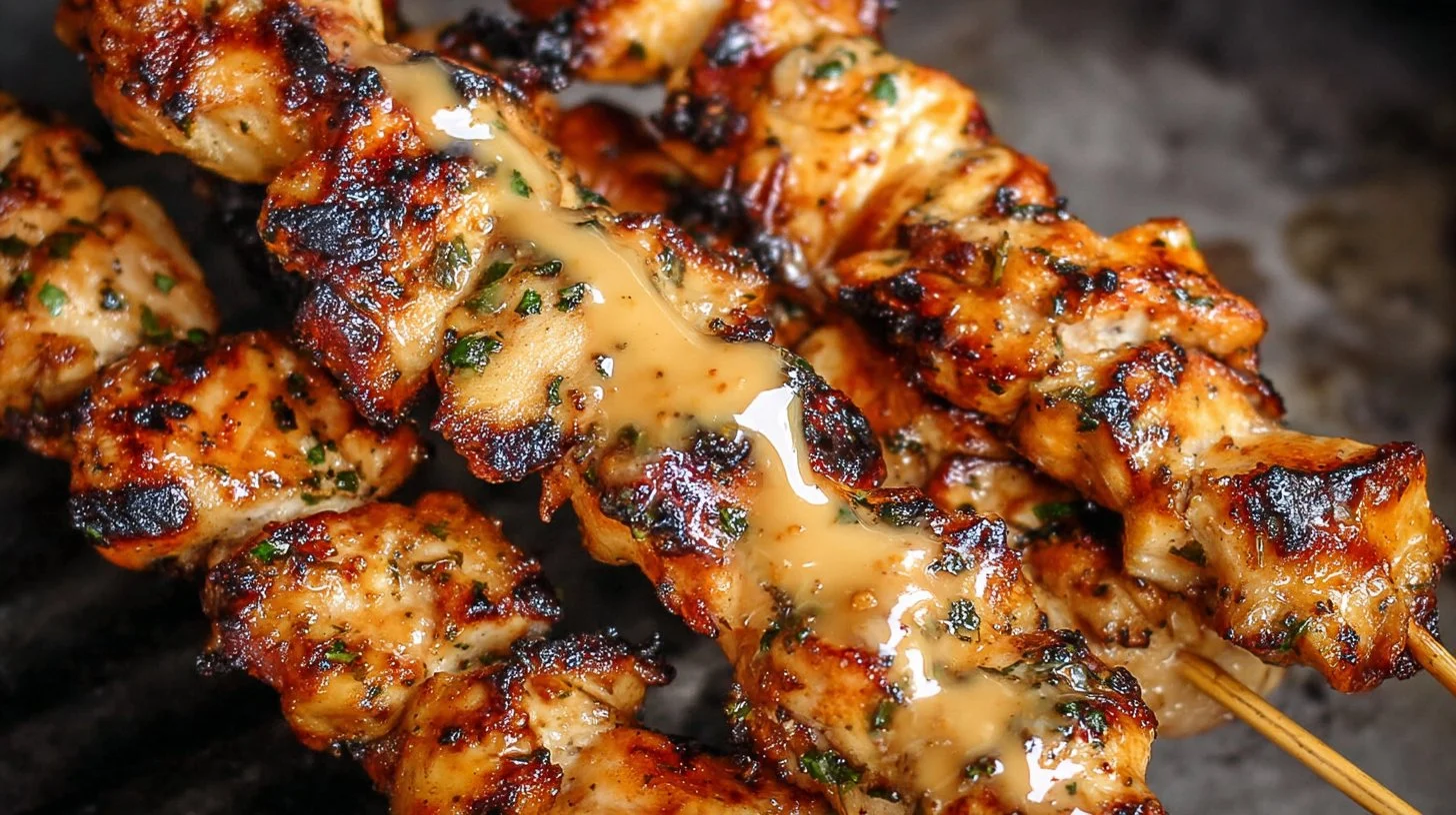 Honey Garlic Chicken Skewers for Summer BBQs