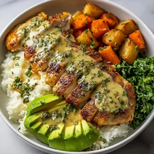 Delicious Honey Lime Chicken Salad Bowl with fresh ingredients and vibrant colors.