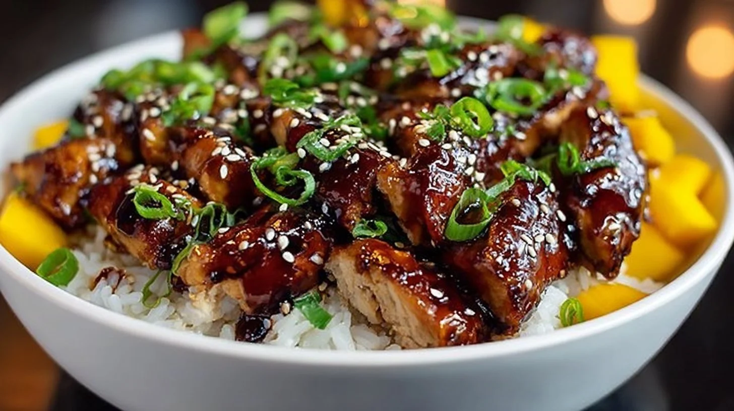 Mango Glazed Chicken (Sweet & Savory)