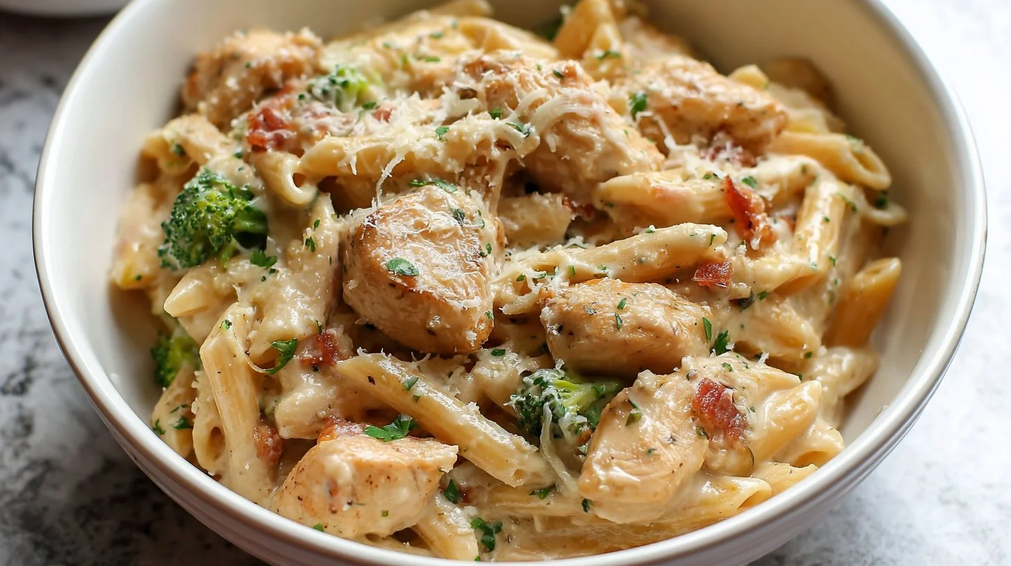 One Pot Chicken and Broccoli Pasta – Easy Creamy Weeknight Meal