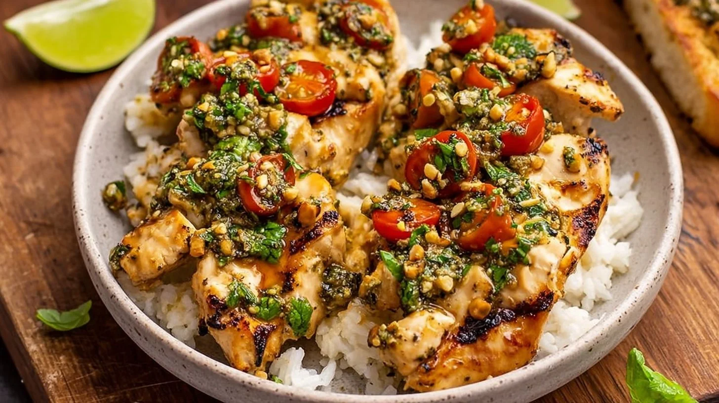 Pesto Bruschetta Chicken for Easy Summer Dinners