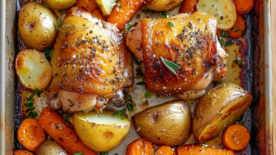 Sheet Pan Chicken Thighs Recipe