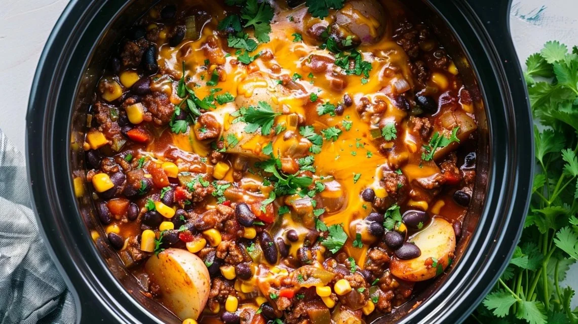 Slow Cooker Cowboy Casserole