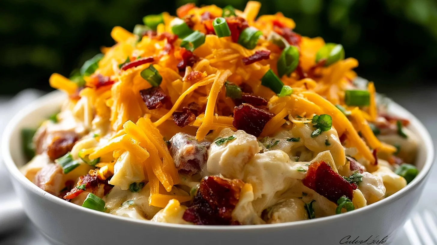 Chicken Bacon Ranch Pasta Salad