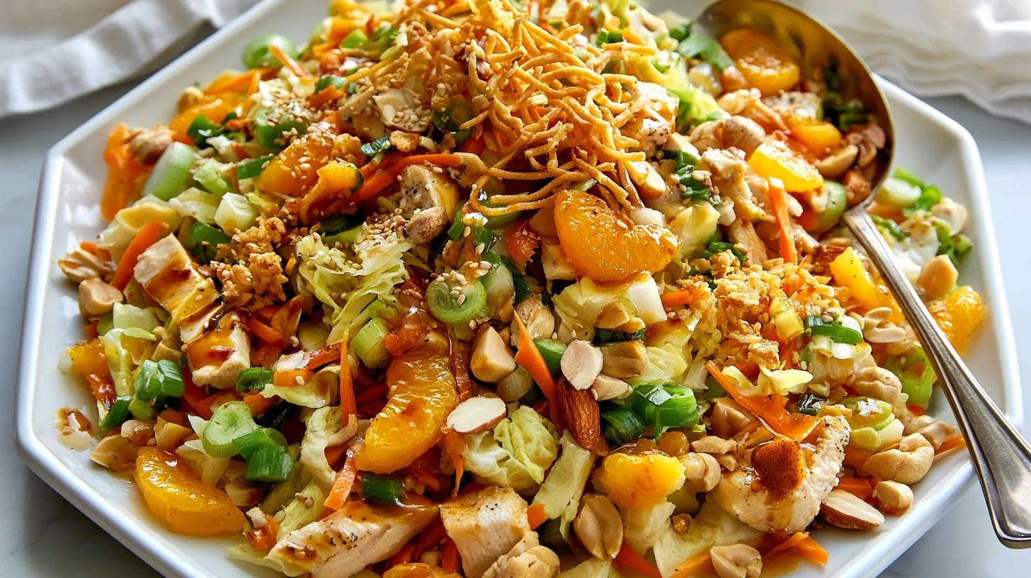 Chinese Chicken Salad with Homemade Dressing