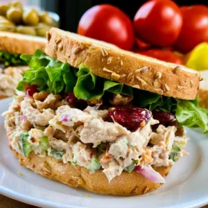 Delicious Classic Carol Chicken Salad served in a bowl with fresh ingredients