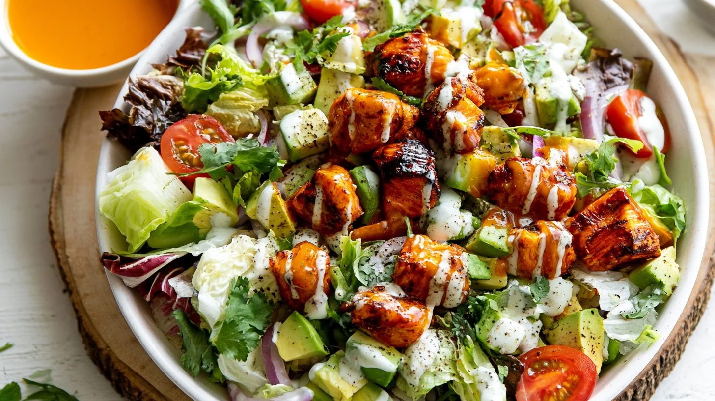 Crispy Buffalo Chicken Salad