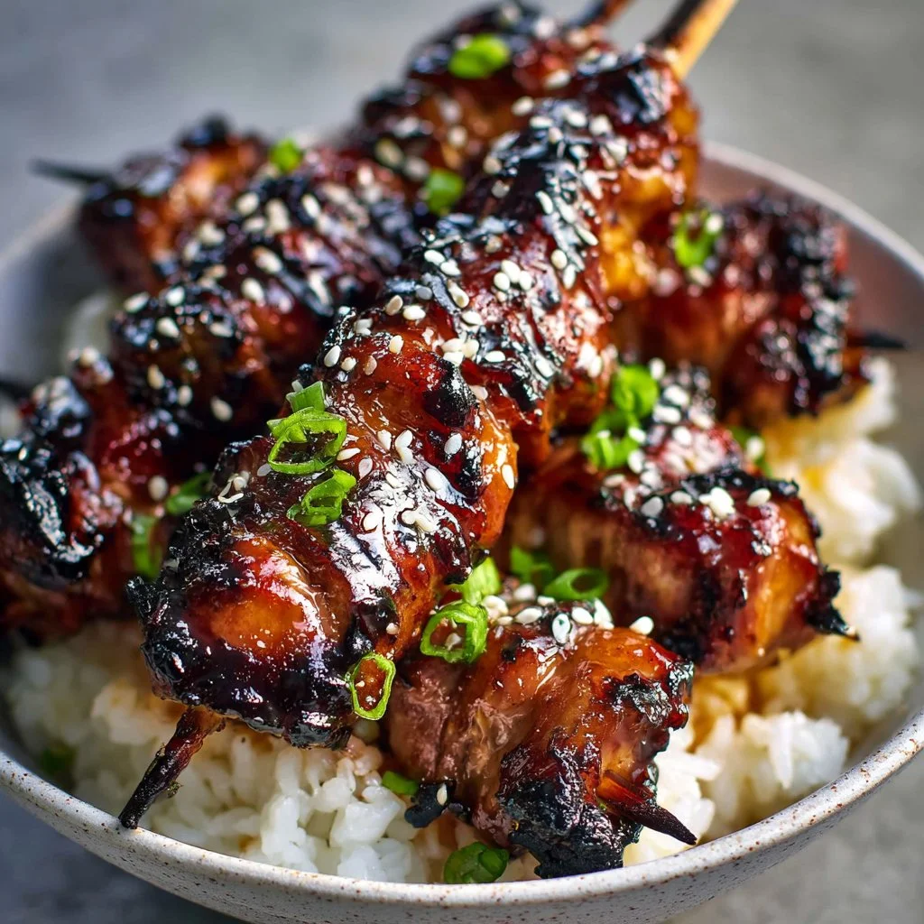 Grilled Huli Huli Chicken served with fresh fruits and vegetables