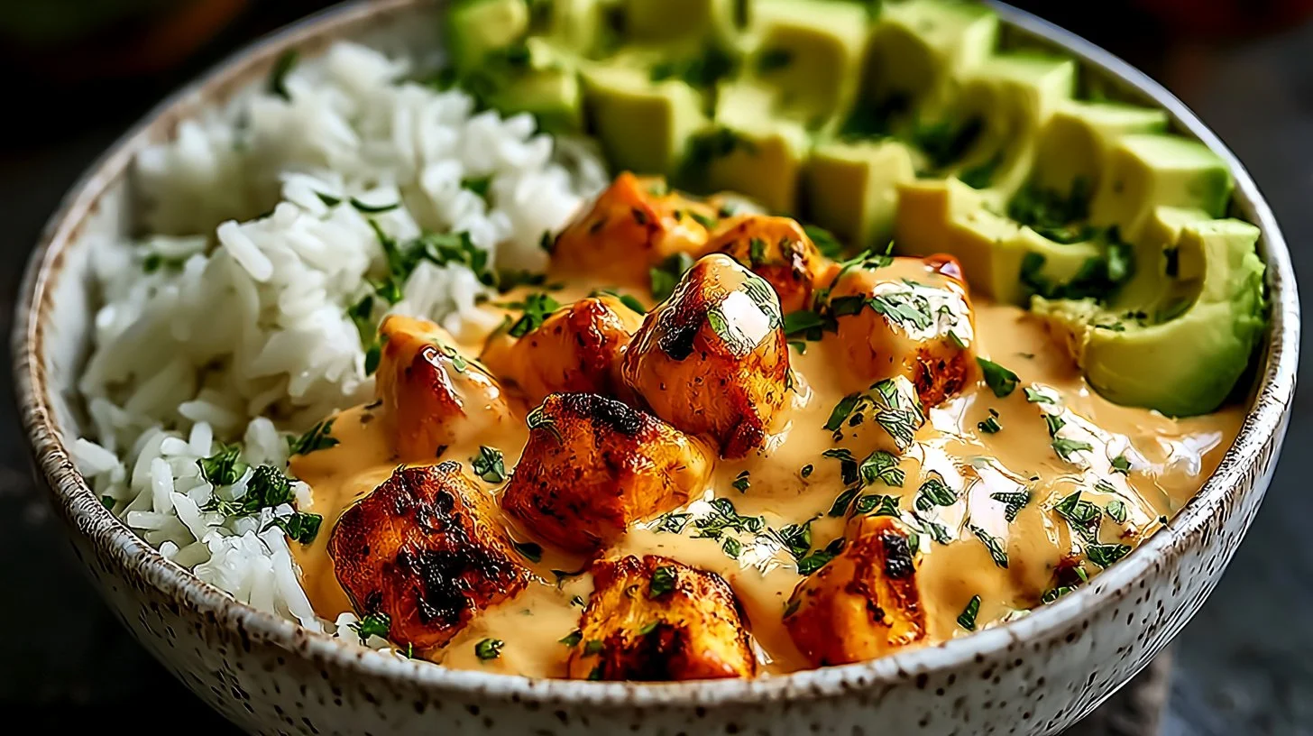 Easy Coconut Chicken Rice Bowl