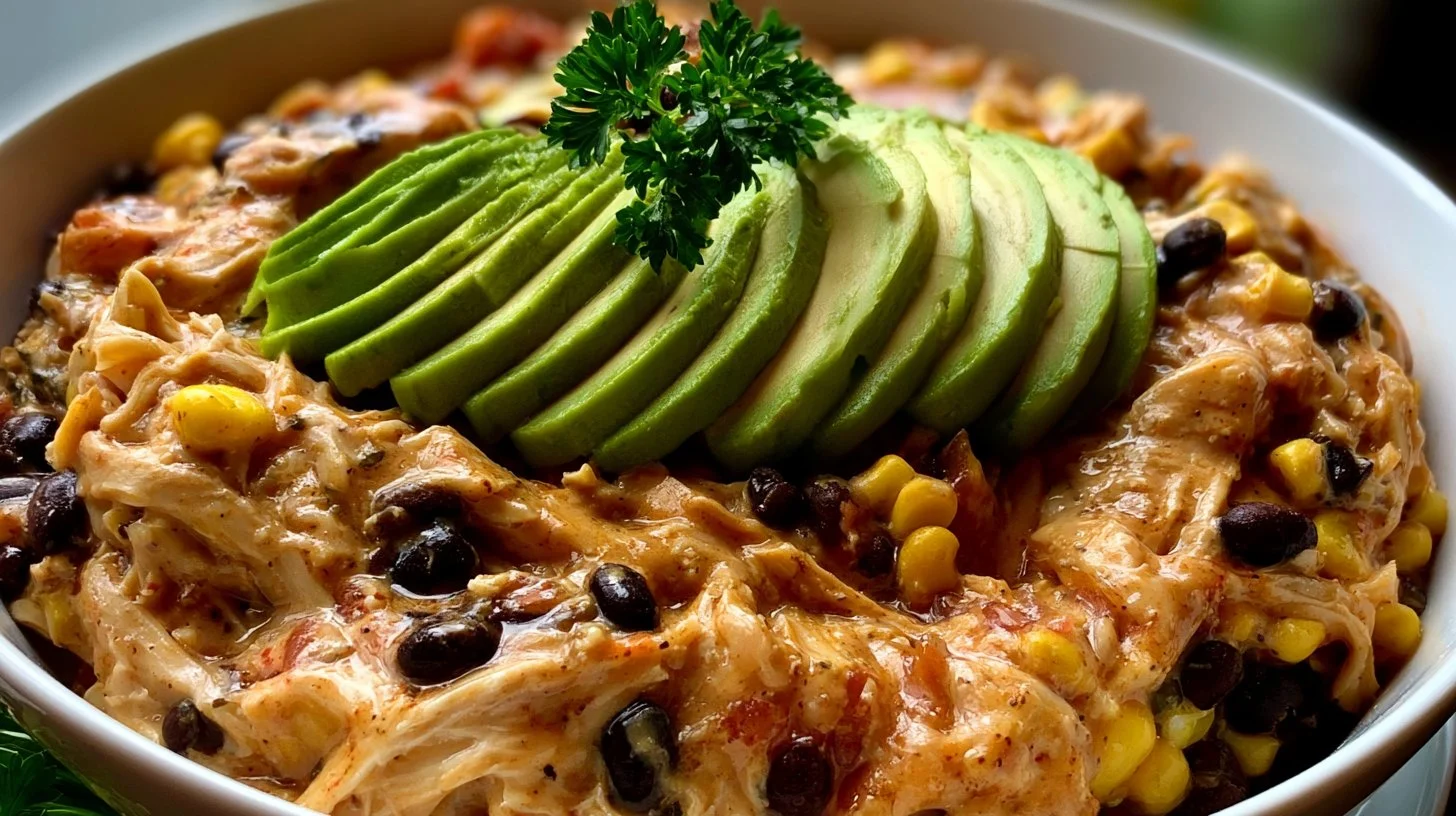 Easy Fiesta Chicken Crock Pot