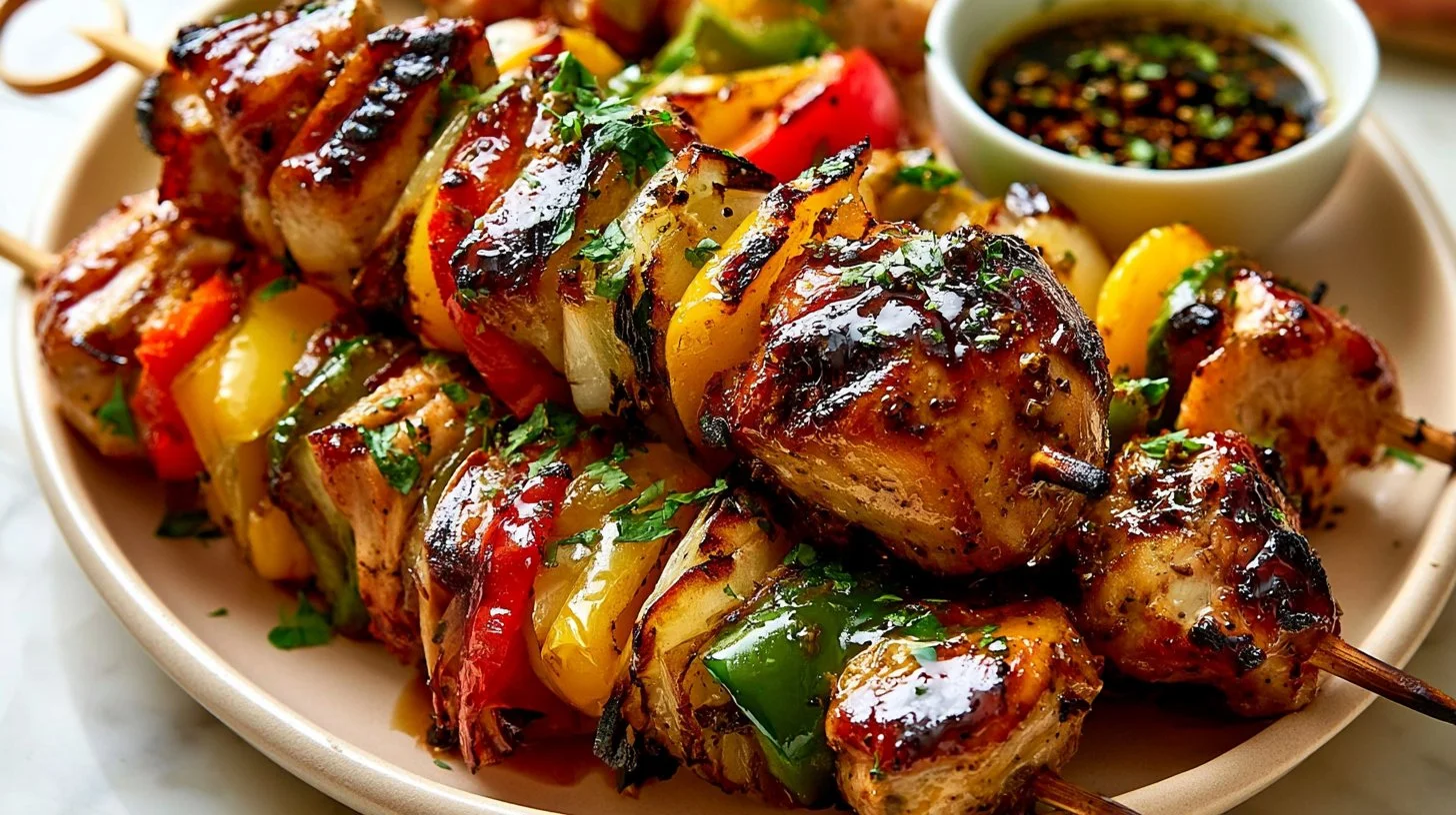 Easy Grilled Chicken Kabobs - Summer BBQ Perfection