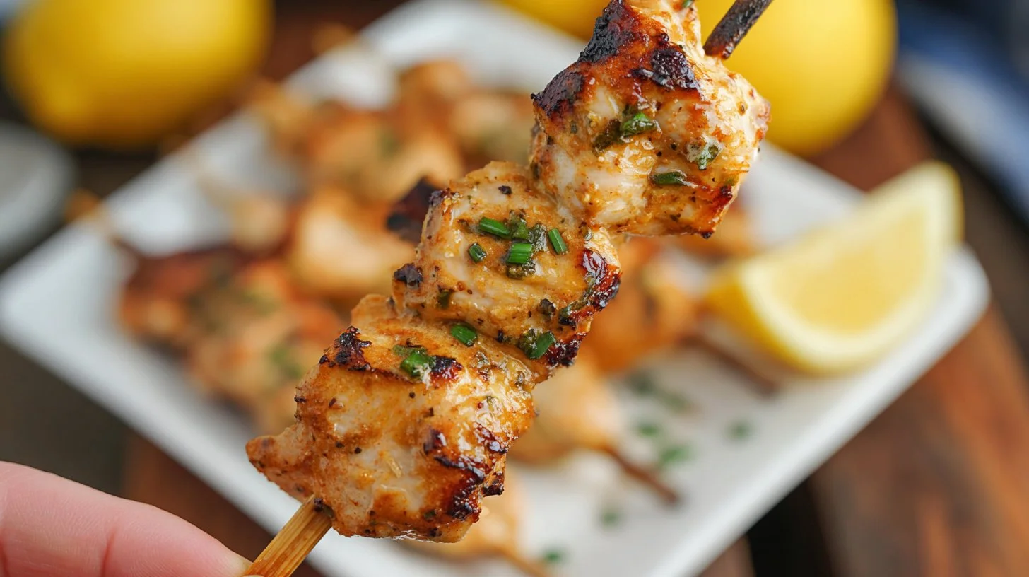 Grilled Cowboy Butter Chicken Skewers