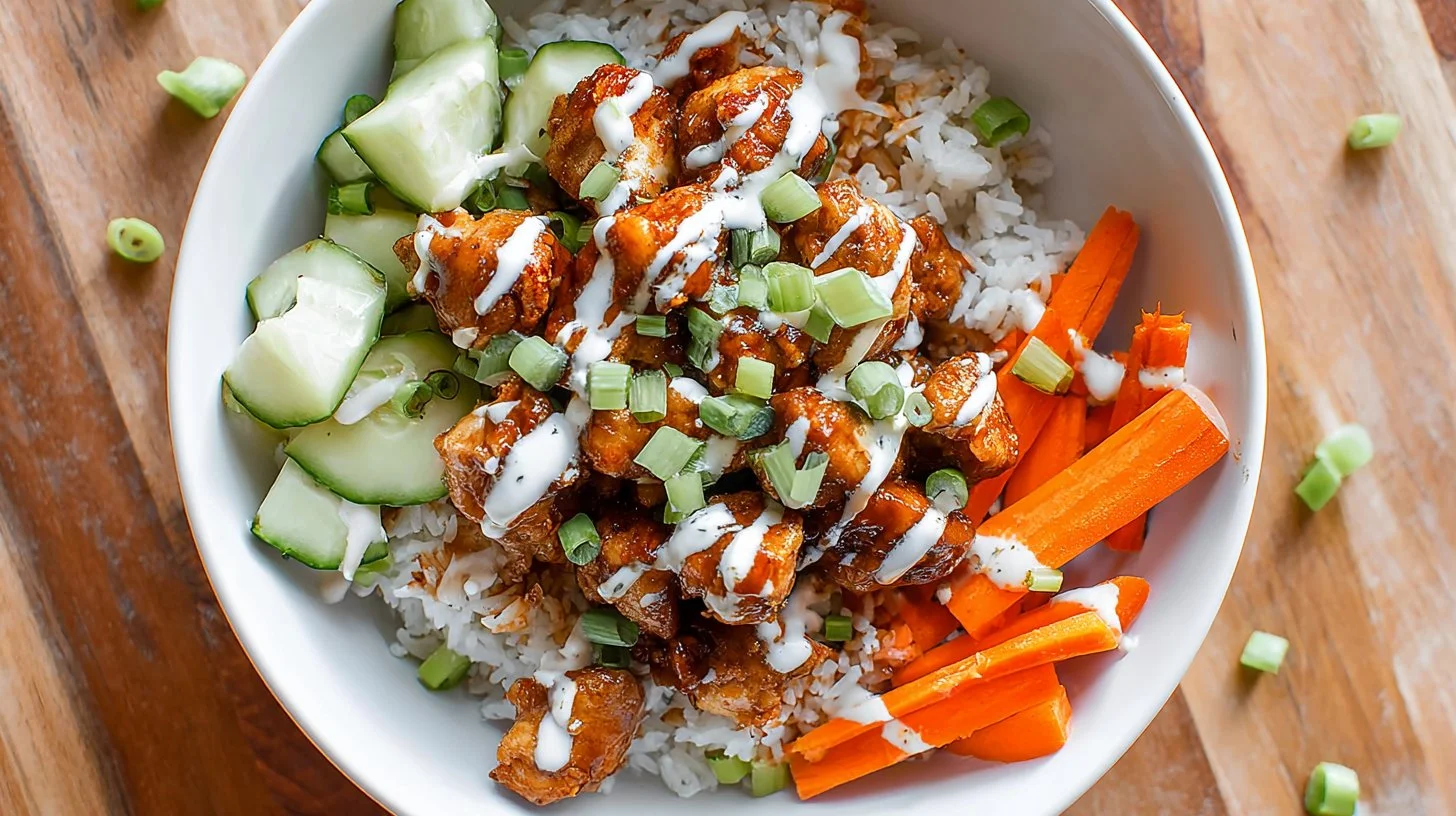 Healthy Buffalo Chicken Bowl