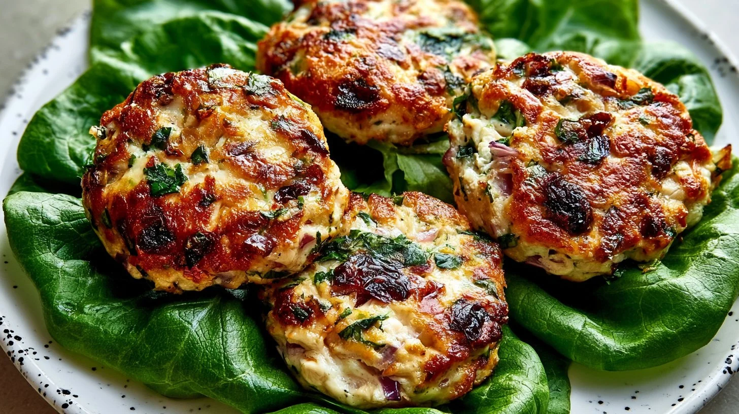 Healthy Greek Chicken Burgers